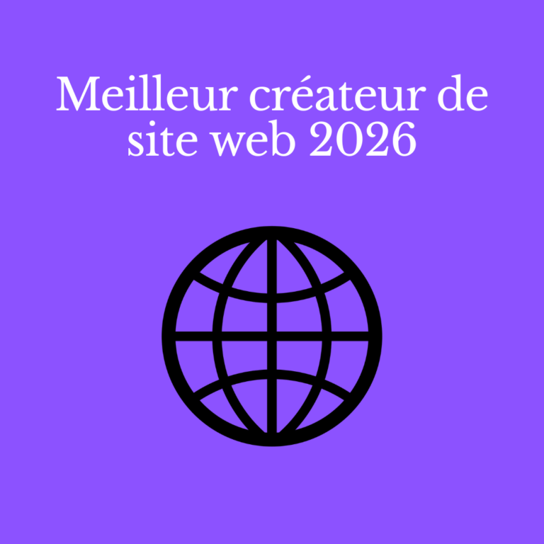 Meilleur créateur de site web 2026